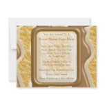 Drips - Chocolate Marshmallow Personalized Invitation