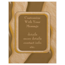 Drips - Chocolate Peanut Butter Flyer Design