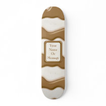 Drips - Milk Chocolate and White Chocolate Skateboard Deck