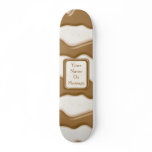 Drips - Milk Chocolate and White Chocolate Skateboard Deck