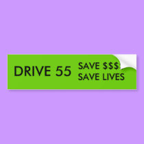 DRIVE 55 - bumper stickers bumper stickers by Horseshoes3 DRIVE 55 - bumper stickers bumper stickers