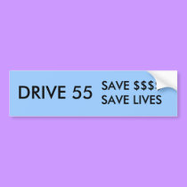 DRIVE 55 - bumper stickers bumper stickers by Horseshoes3 DRIVE 55 - bumper stickers bumper stickers