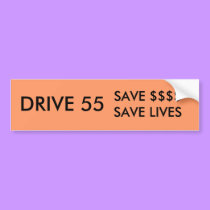 DRIVE 55 - bumper stickers - Customized bumper stickers by Horseshoes3 DRIVE 55 - bumper stickers - Customized bumper stickers