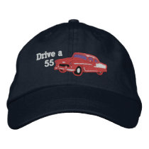 Drive a 55 embroidered hats