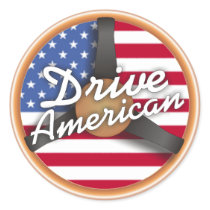 Drive American! stickers