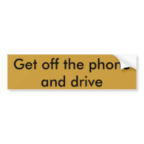 Drive bumper stickers