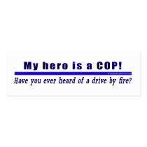 Drive By Fire COP Gift Business Card Templates