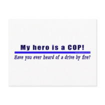 Drive By Fire COP Gift card postcards