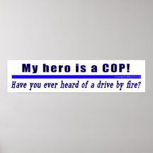 Drive By Fire COP Gift Print