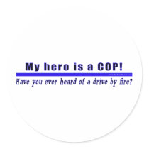 Drive By Fire COP Gift sticker stickers