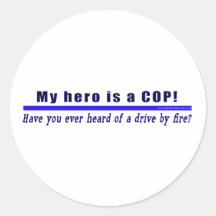 Drive By Fire COP Gift sticker