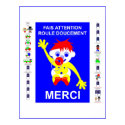 Drive carefully - in French. posters