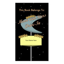 Drive-In Bookmark (star night) business cards
