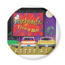 Drive In Fridge Magnets