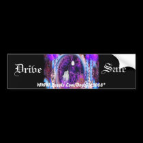 Drive Safe Bumper Sticker bumper stickers by DoviGirl2008 Drive Safe Bumper Sticker bumper stickers