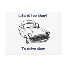 Drive Slow Life Is Short