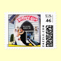 Drive Up Wedding postage