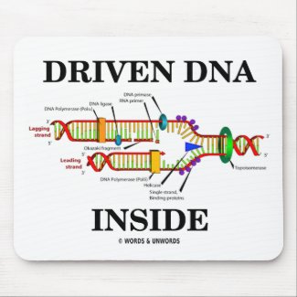 Driven DNA Inside (DNA Replication) mousepad