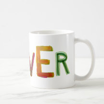 Driver word art colorful unique designated sober mug