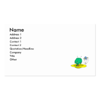 Driving Alien Business Cards