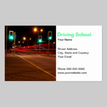 Driving School Business Card business cards