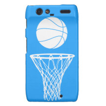 Droid RAZR Case-Mate Bball Silhouette Blue