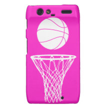 Droid RAZR Case-Mate Bball Silhouette Pink