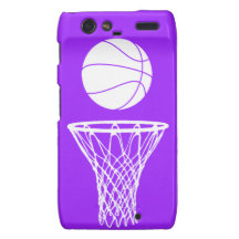 Droid RAZR Case-Mate Bball Silhouette Purple