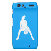 Droid RAZR Case-Mate Dribble Silhouette Blue