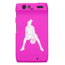 Droid RAZR Case-Mate Dribble Silhouette Pink