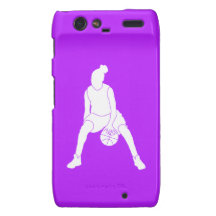 Droid RAZR Case-Mate Dribble Silhouette Purple