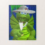 Drolly Dragons Charming Lady Jigsaw Puzzle