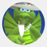 Drolly Dragons Charming Lady Sticker