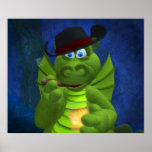 Drolly Dragons: Enjoy life! posters