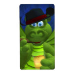 Drolly Dragons Gentle Custom Shipping Label