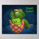 Drolly Dragons: Happy Easter posters