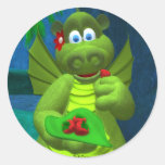 Drolly Dragons Sweetheart Sticker