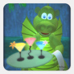 Drolly Dragons Waiter Stickers