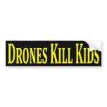 Drones Kill Kids Bumper Sticker