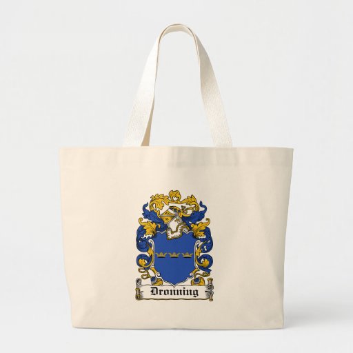 Dronning Family Crest Canvas Bags
