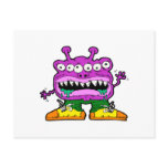 Drooling Alien Post Card