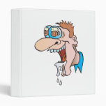 drooling for beer beer goggles 3 ring binder