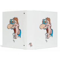 drooling for beer beer goggles 3 ring binder