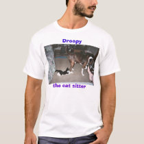 droopy and troubles, Droopy , the cat sitter t-shirts