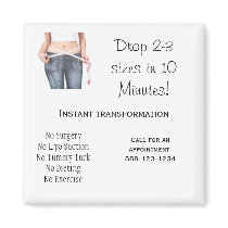 Drop 2-3 sizes in 10 Minutes Magnet by bree828 Drop 2-3 sizes in 10 Minutes Magnet