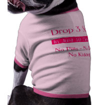 Drop 3 Pink Doggie Shirt pet clothing by celebratebeautiful Drop 3 Pink Doggie Shirt pet clothing