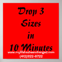 Drop 3 Sizesin 10 Minutes, www.mylifehasbeencha... Poster