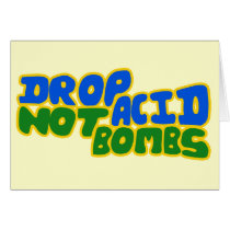 Drop Acid not Bombs Cards