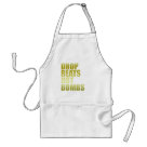 standard_apron - Are you anti war? Would you rather drop beats on the turntable than bombs? We all want world peace so get your vinyl out and play your music.: Sizes  Available colors: white