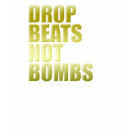 basic_fitted_ringer_tshirt_melange - Are you anti war? Would you rather drop beats on the turntable than bombs? We all want world peace so get your vinyl out and play your music.: Sizes  Available colors: pinkfuchsia